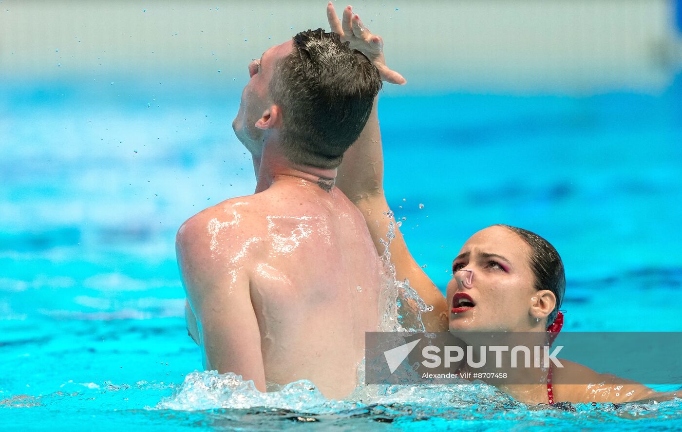 Russia BRICS Sports Games Artistic Swimming Mixed Duet Free Routine