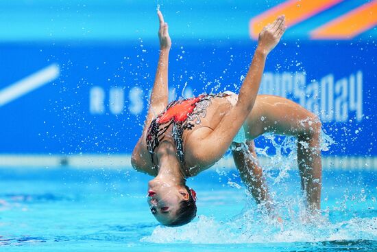 Russia BRICS Sports Games Artistic Swimming Mixed Duet Free Routine