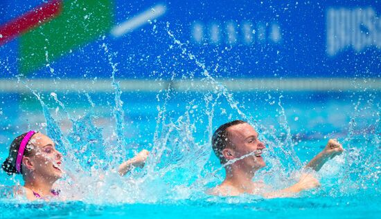 Russia BRICS Sports Games Artistic Swimming Mixed Duet Free Routine