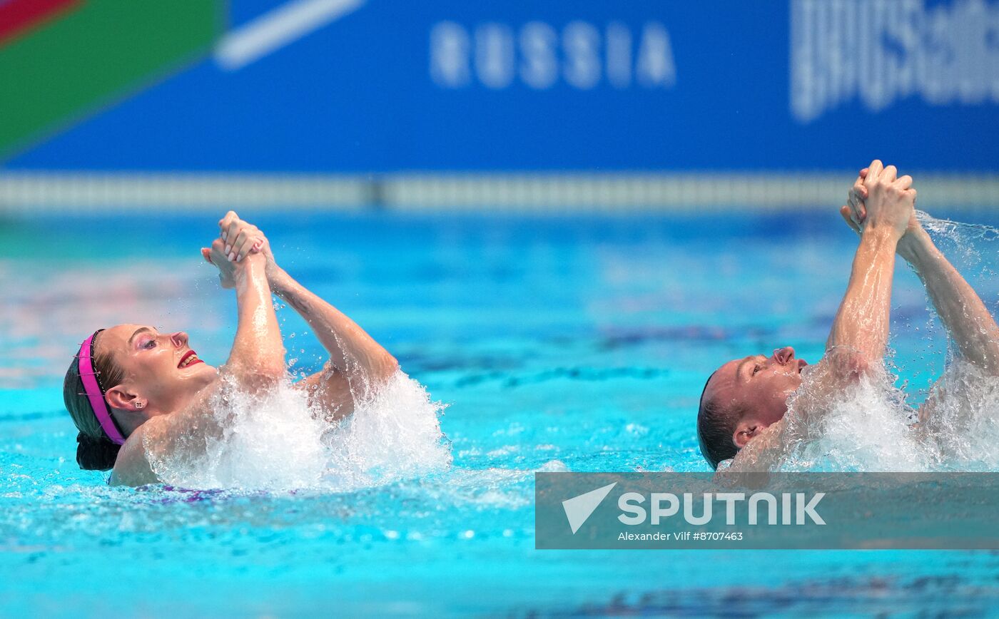 Russia BRICS Sports Games Artistic Swimming Mixed Duet Free Routine