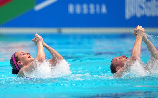 Russia BRICS Sports Games Artistic Swimming Mixed Duet Free Routine