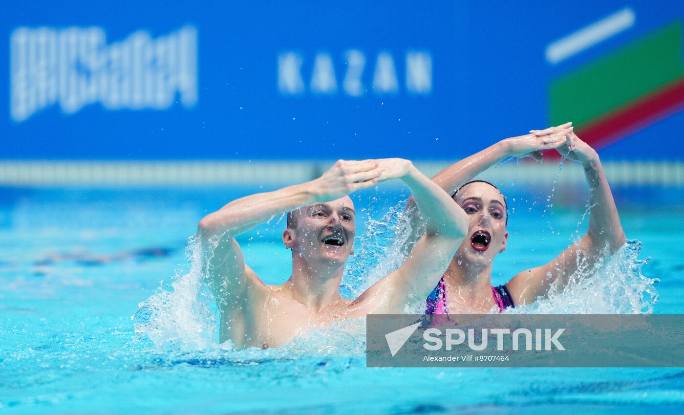 Russia BRICS Sports Games Artistic Swimming Mixed Duet Free Routine