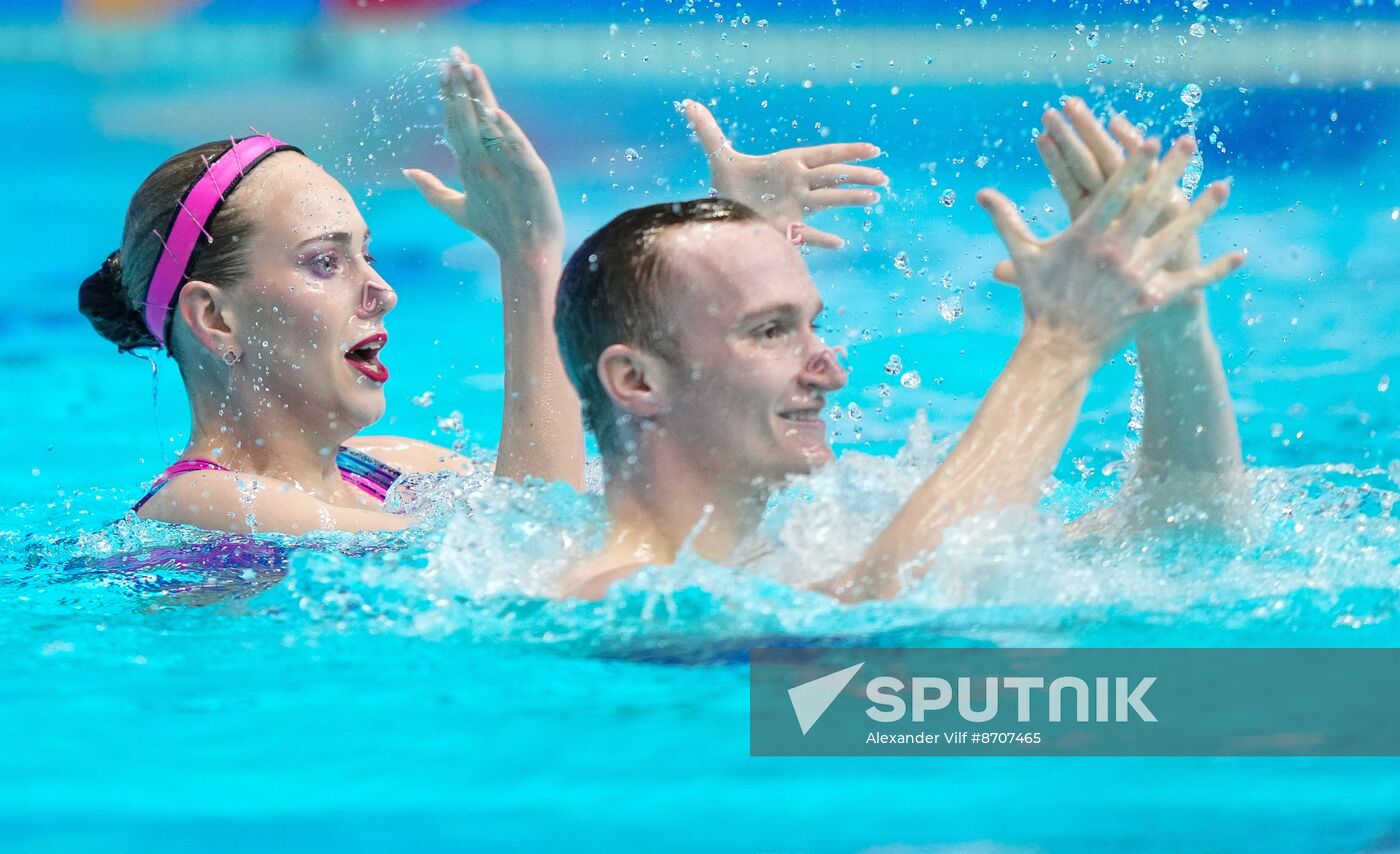 Russia BRICS Sports Games Artistic Swimming Mixed Duet Free Routine