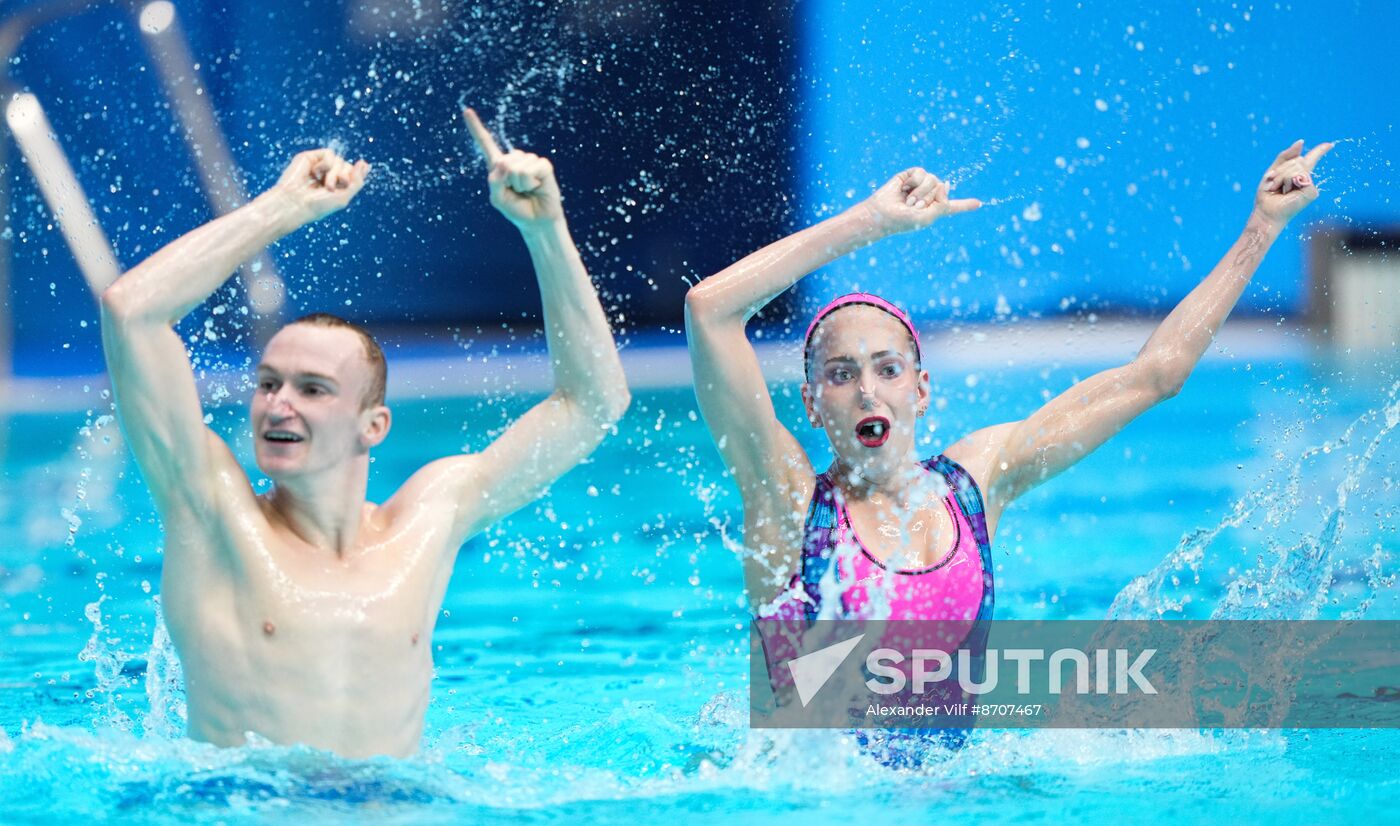 Russia BRICS Sports Games Artistic Swimming Mixed Duet Free Routine