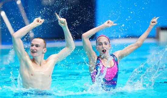 Russia BRICS Sports Games Artistic Swimming Mixed Duet Free Routine