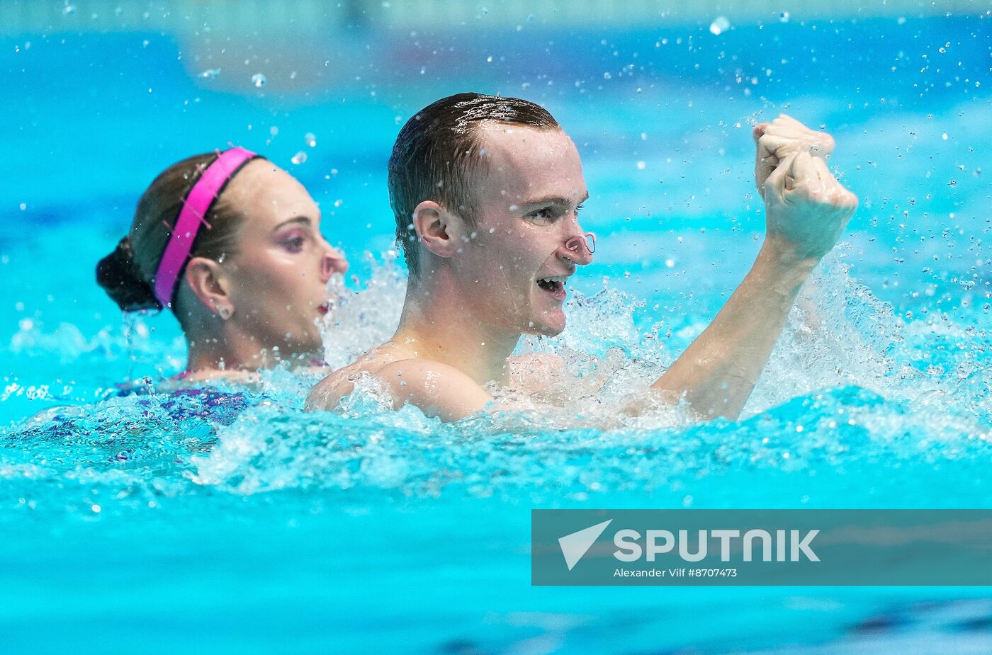 Russia BRICS Sports Games Artistic Swimming Mixed Duet Free Routine