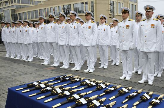 Russia Naval School Graduation