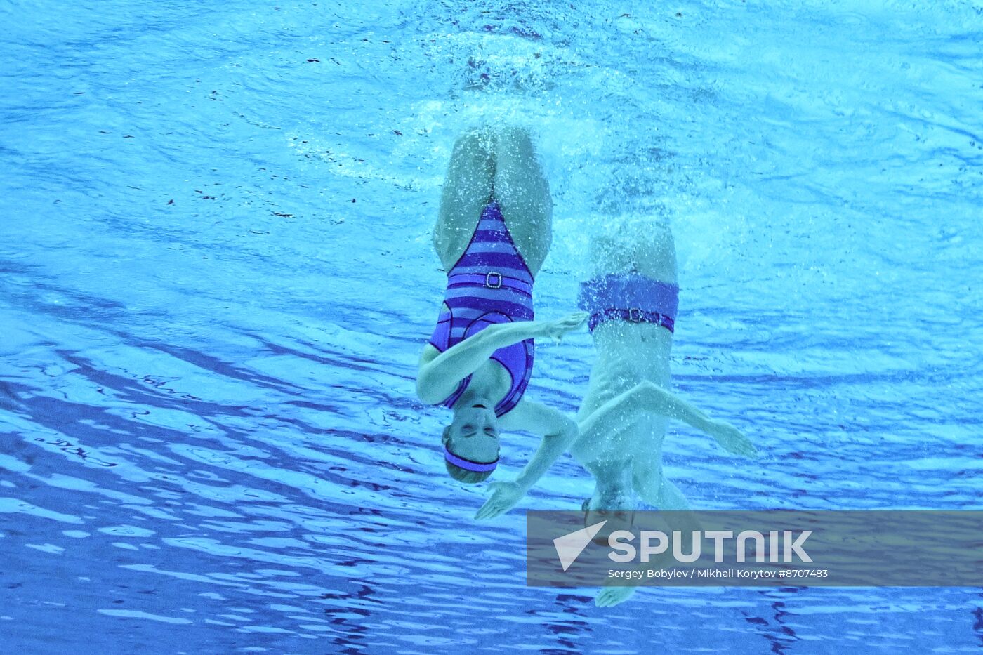 Russia BRICS Sports Games Artistic Swimming Mixed Duet Free Routine