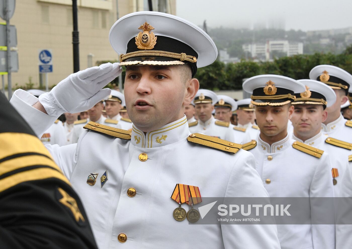 Russia Naval School Graduation