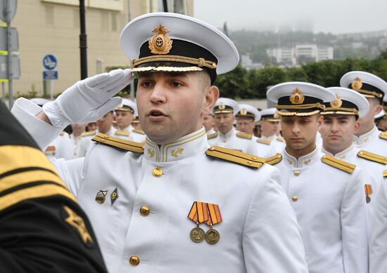 Russia Naval School Graduation