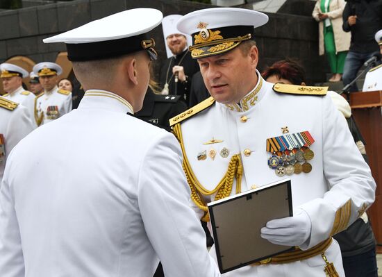 Russia Naval School Graduation