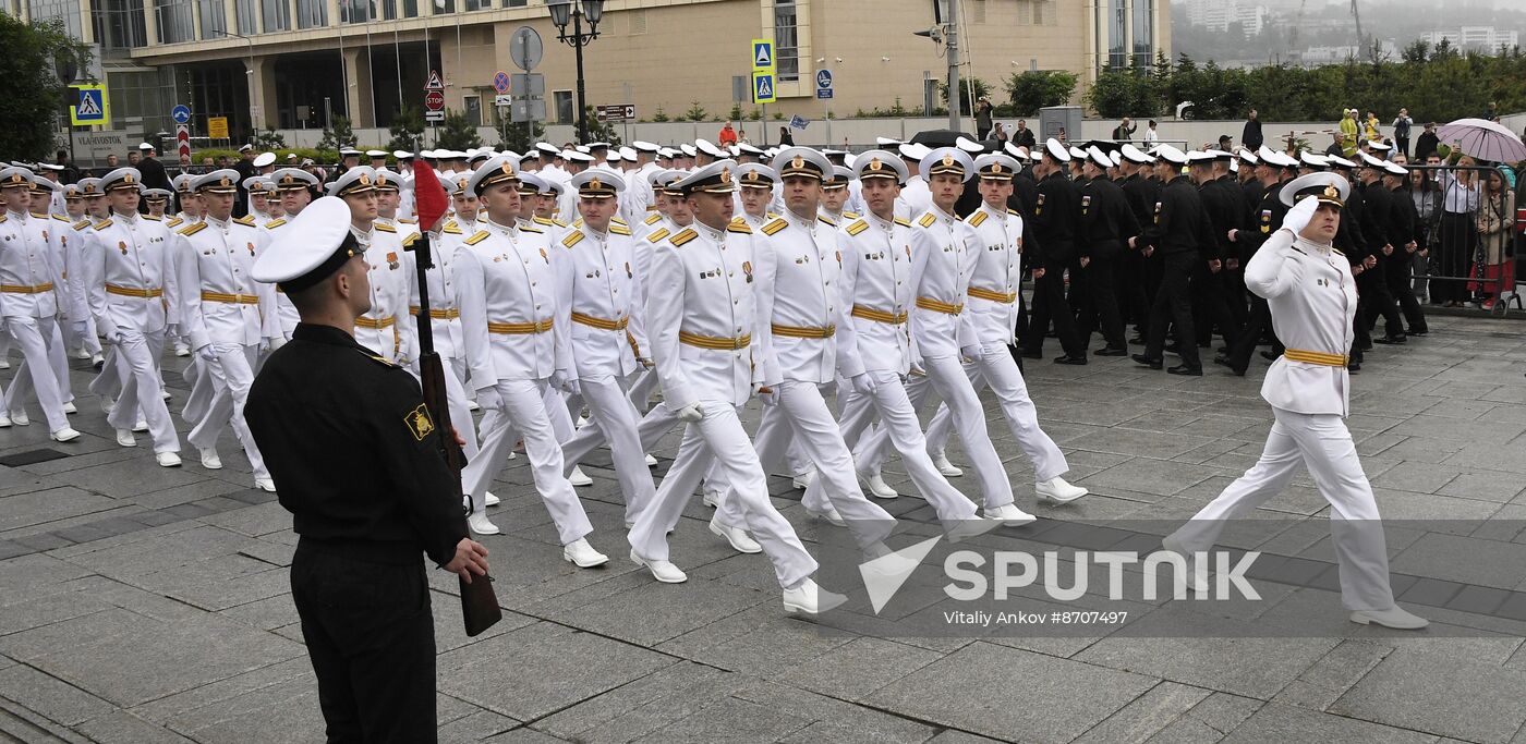 Russia Naval School Graduation