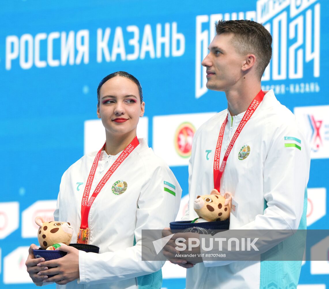 Russia BRICS Sports Games Artistic Swimming Mixed Duet Free Routine