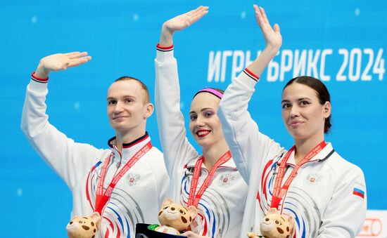 Russia BRICS Sports Games Artistic Swimming Mixed Duet Free Routine