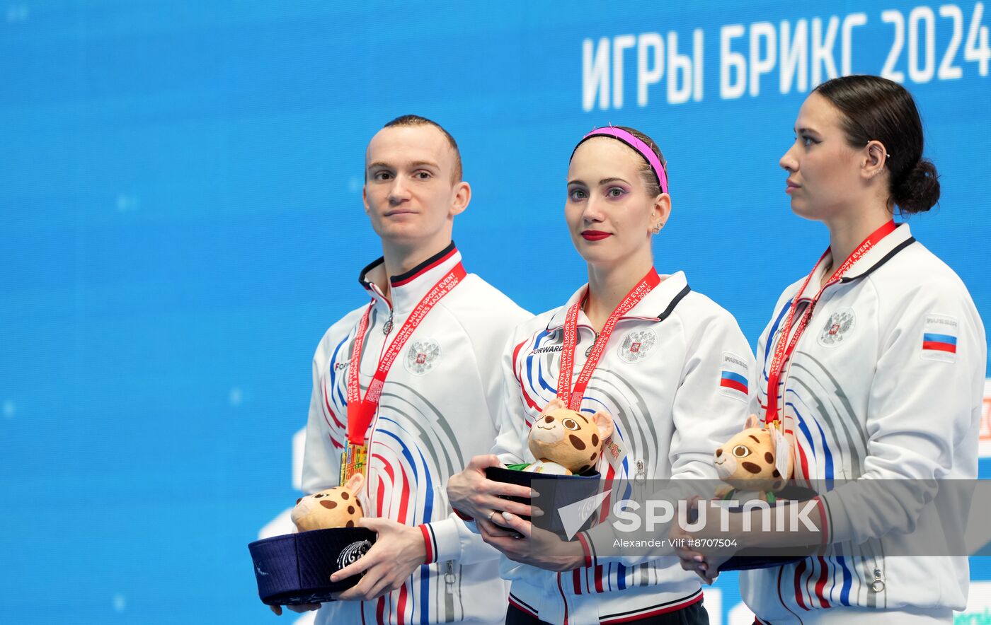 Russia BRICS Sports Games Artistic Swimming Mixed Duet Free Routine