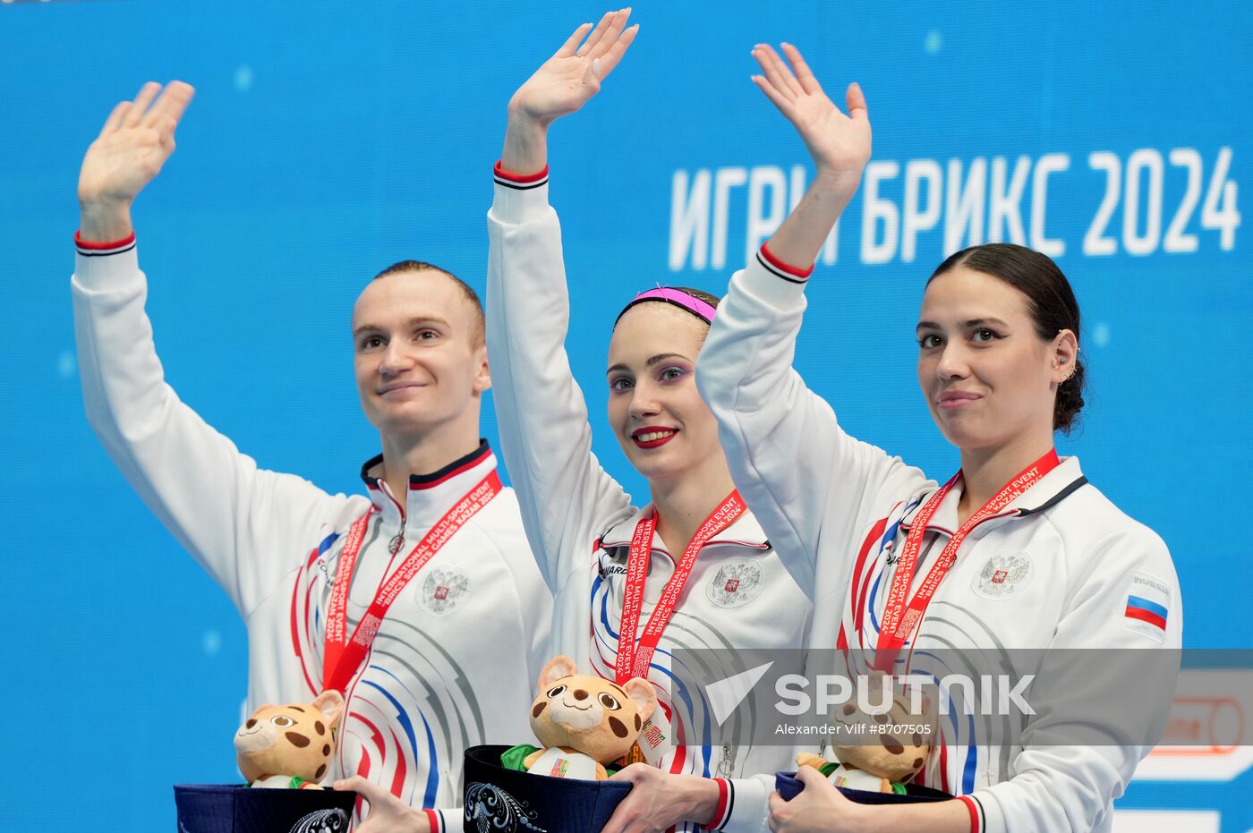 Russia BRICS Sports Games Artistic Swimming Mixed Duet Free Routine