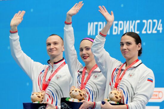 Russia BRICS Sports Games Artistic Swimming Mixed Duet Free Routine