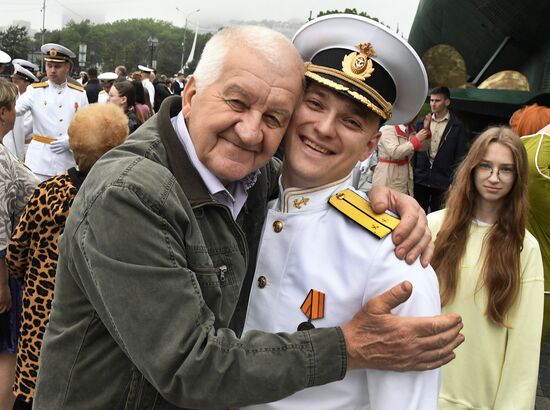 Russia Naval School Graduation