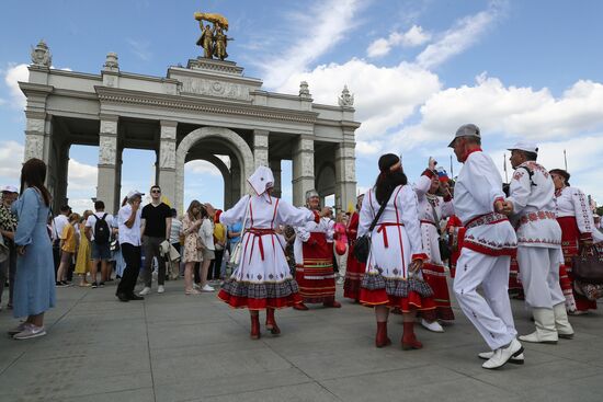 RUSSIA EXPO. Opening ceremony of Akatui Festival