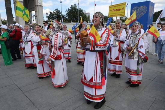 RUSSIA EXPO. Opening ceremony of Akatui Festival