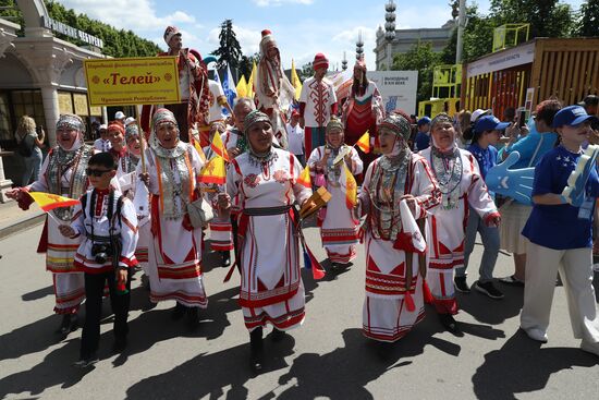 RUSSIA EXPO. Opening ceremony of Akatui Festival