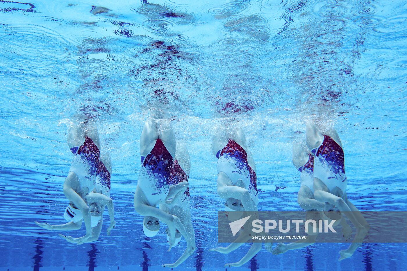 Russia BRICS Sports Games Artistic Swimming Training