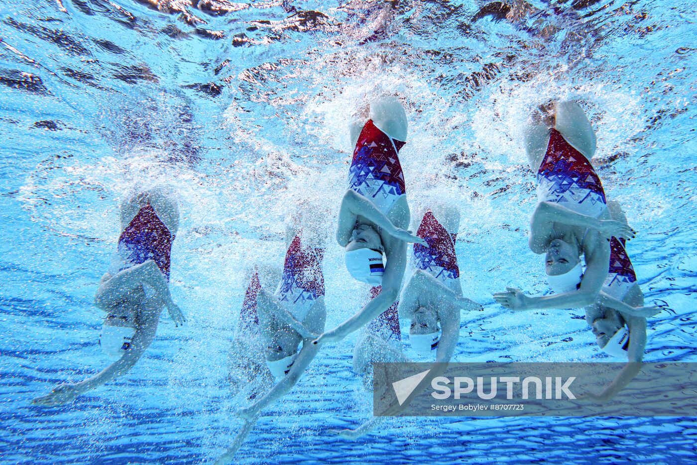 Russia BRICS Sports Games Artistic Swimming Training