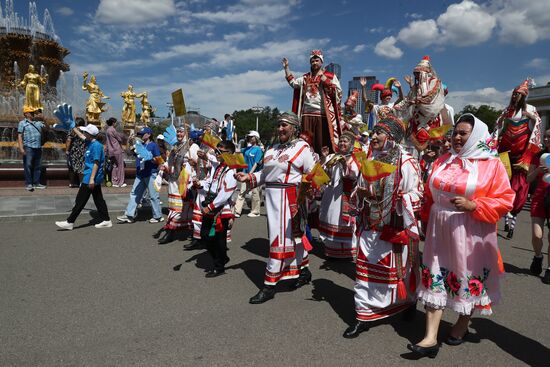 RUSSIA EXPO. Opening ceremony of Akatui Festival