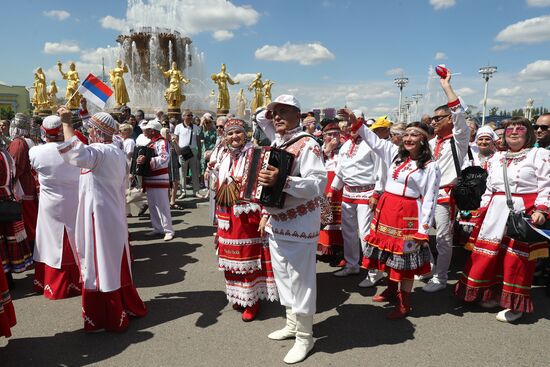 RUSSIA EXPO. Opening ceremony of Akatui Festival