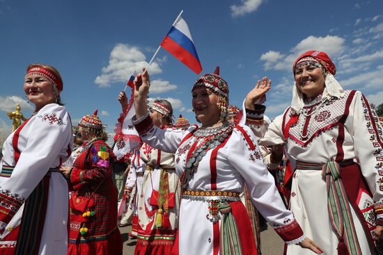 RUSSIA EXPO. Opening ceremony of Akatui Festival