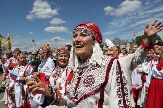 RUSSIA EXPO. Opening ceremony of Akatui Festival