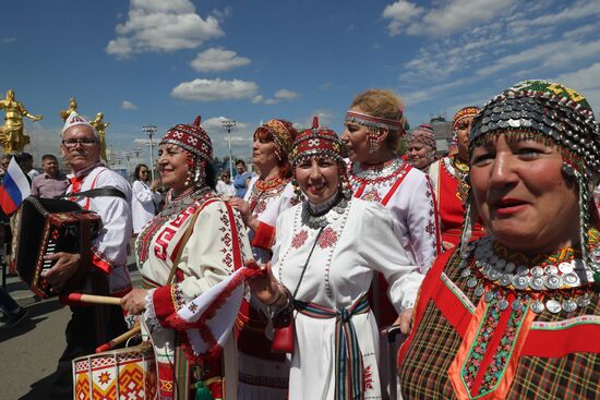 RUSSIA EXPO. Opening ceremony of Akatui Festival