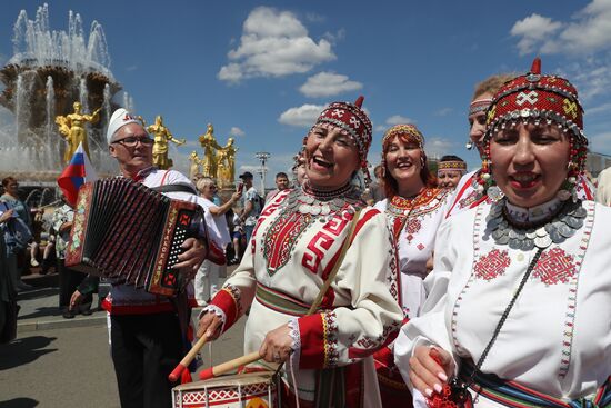RUSSIA EXPO. Opening ceremony of Akatui Festival