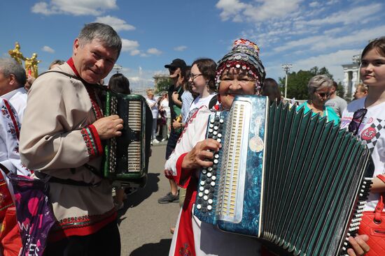 RUSSIA EXPO. Opening ceremony of Akatui Festival