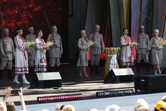 RUSSIA EXPO. Opening ceremony of Akatui Festival