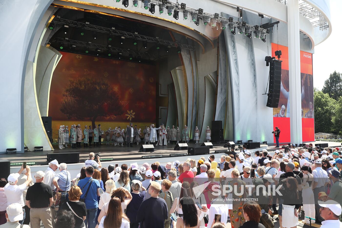 RUSSIA EXPO. Opening ceremony of Akatui Festival