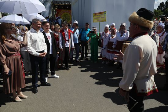 RUSSIA EXPO. Opening ceremony of Akatui Festival