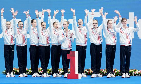 Russia BRICS Sports Games Artistic Swimming Team Free Routine