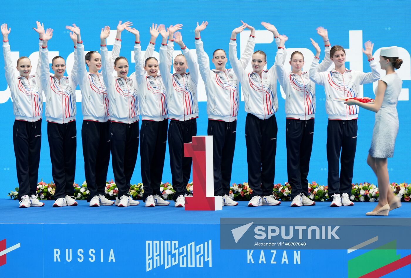 Russia BRICS Sports Games Artistic Swimming Team Free Routine