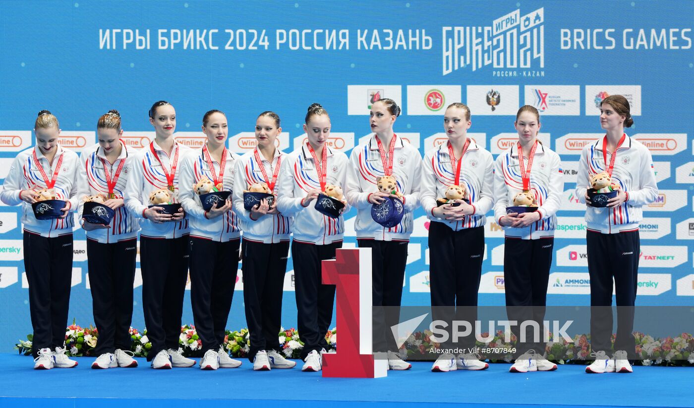 Russia BRICS Sports Games Artistic Swimming Team Free Routine