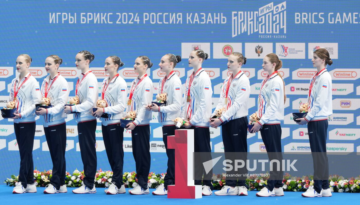 Russia BRICS Sports Games Artistic Swimming Team Free Routine