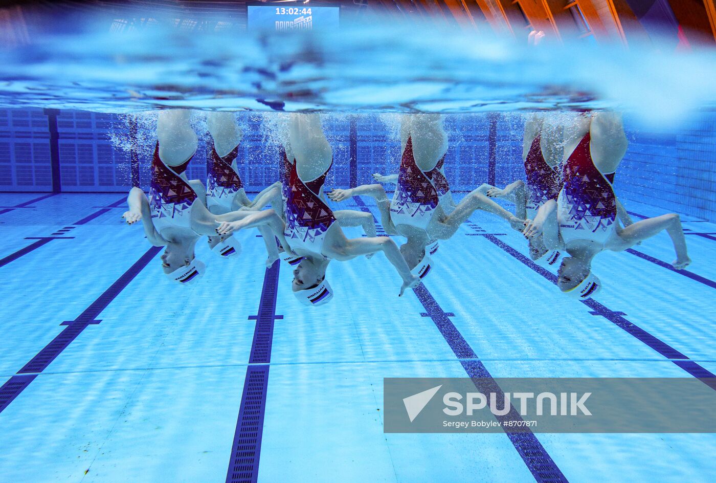 Russia BRICS Sports Games Artistic Swimming Training