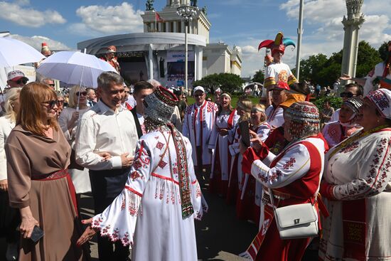 RUSSIA EXPO. Opening ceremony of Akatui Festival