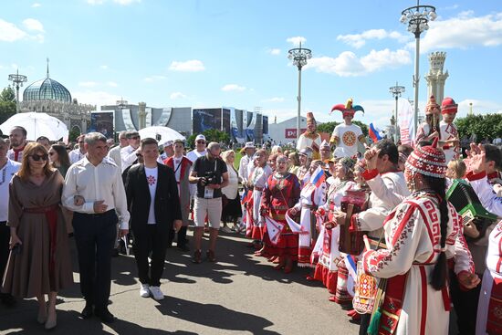 RUSSIA EXPO. Opening ceremony of Akatui Festival
