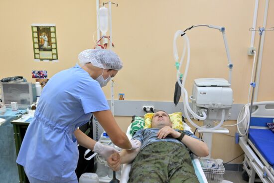 Russia Ukraine Military Operation Frontline Hospital