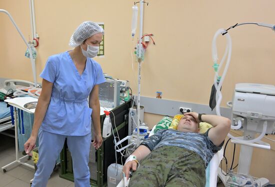 Russia Ukraine Military Operation Frontline Hospital