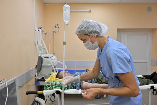 Russia Ukraine Military Operation Frontline Hospital