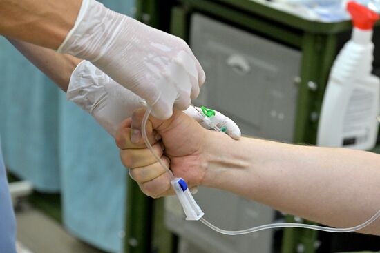 Russia Ukraine Military Operation Frontline Hospital