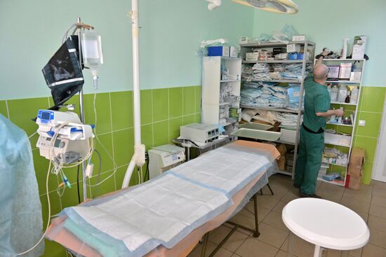 Russia Ukraine Military Operation Frontline Hospital