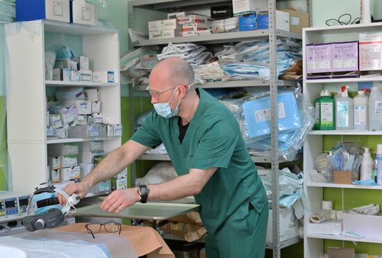 Russia Ukraine Military Operation Frontline Hospital
